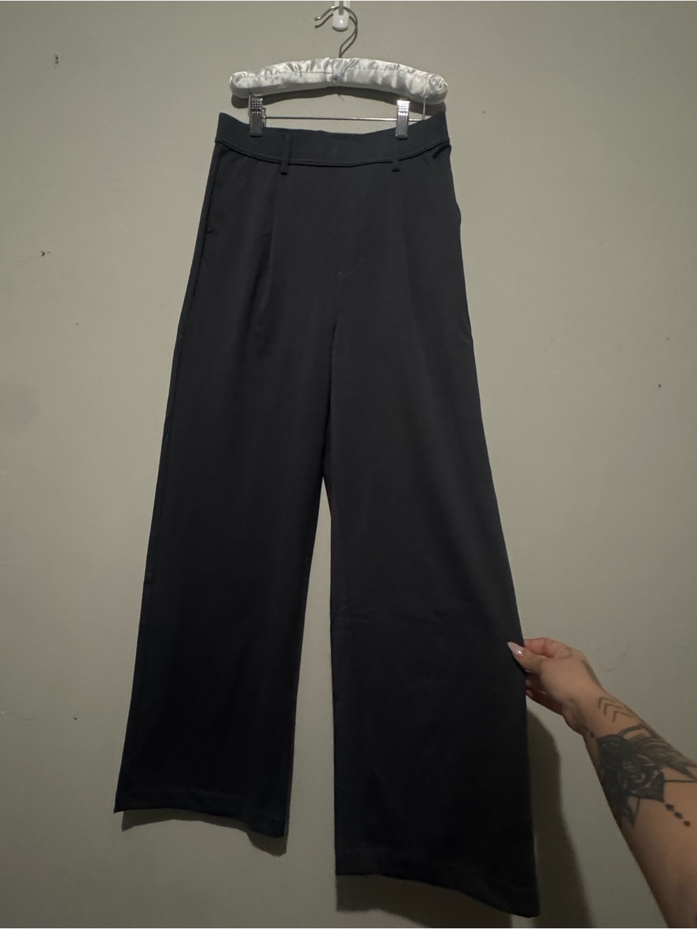 Halara work pant Black Wide Leg Trousers